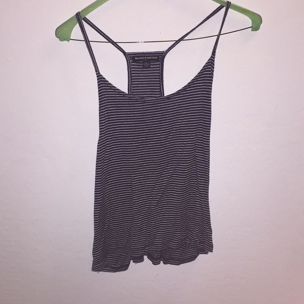 Striped brandy Melville tank top